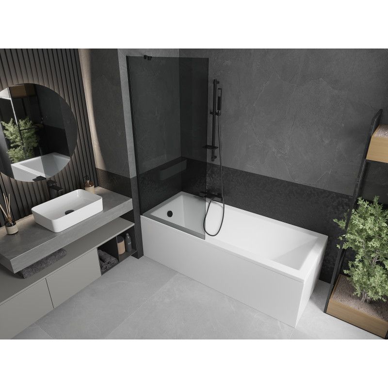 Parawan nawannowy Mexen Next grafit czarny 80x150 1 szt.