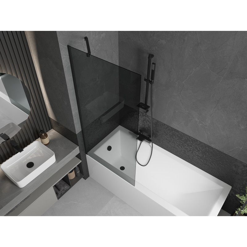 Parawan nawannowy Mexen Next grafit czarny 80x150 1 szt.