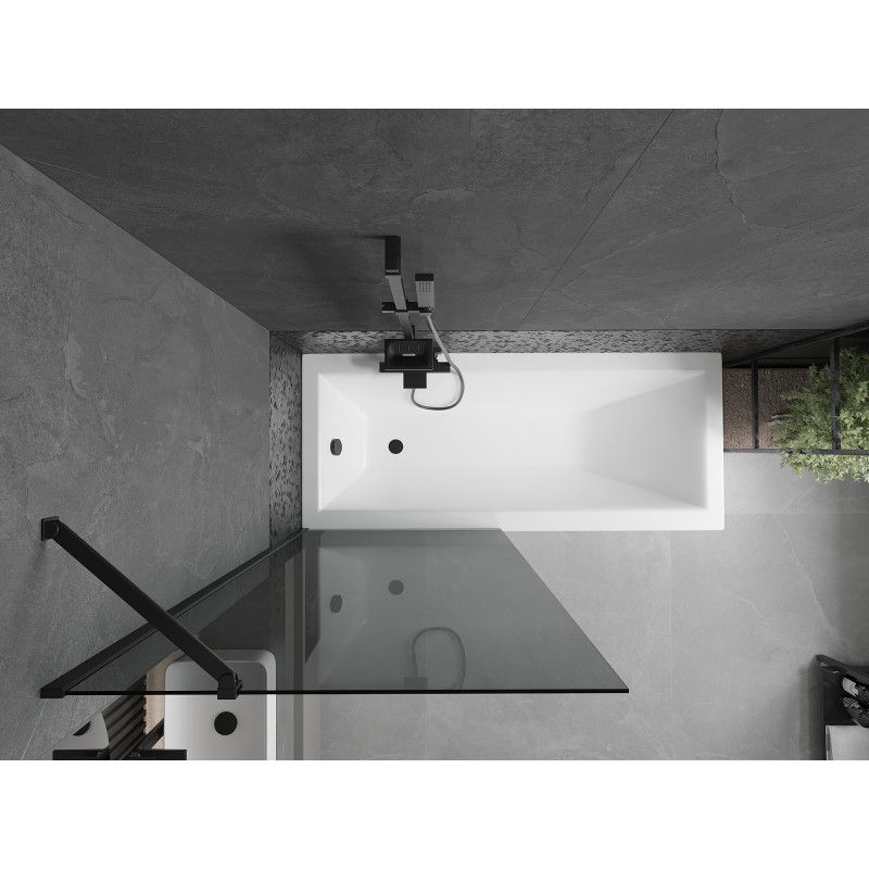 Parawan nawannowy Mexen Next grafit czarny 80x150 1 szt.