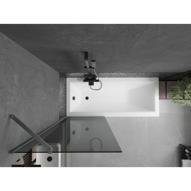 Parawan nawannowy Mexen Next grafit gun gray szczotkowany 70x150 cm 1 szt.