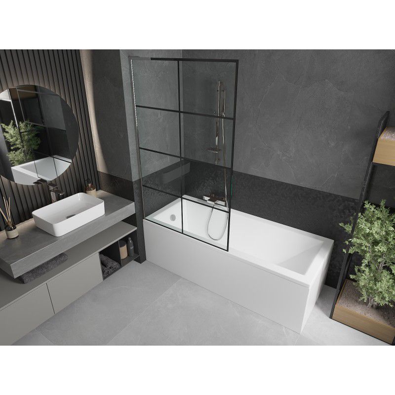 Parawan nawannowy Mexen Next L czarny wzór 100x150 cm  895-100-000-03-77-01 1 szt.