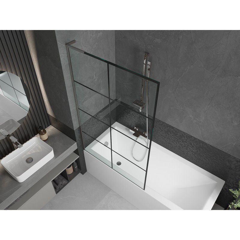Parawan nawannowy Mexen Next L czarny wzór 100x150 cm  895-100-000-03-77-01 1 szt.