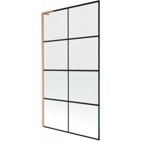 Parawan nawannowy Mexen Next L czarny wzór 100x150 cm  895-100-000-03-77-65 1 szt.