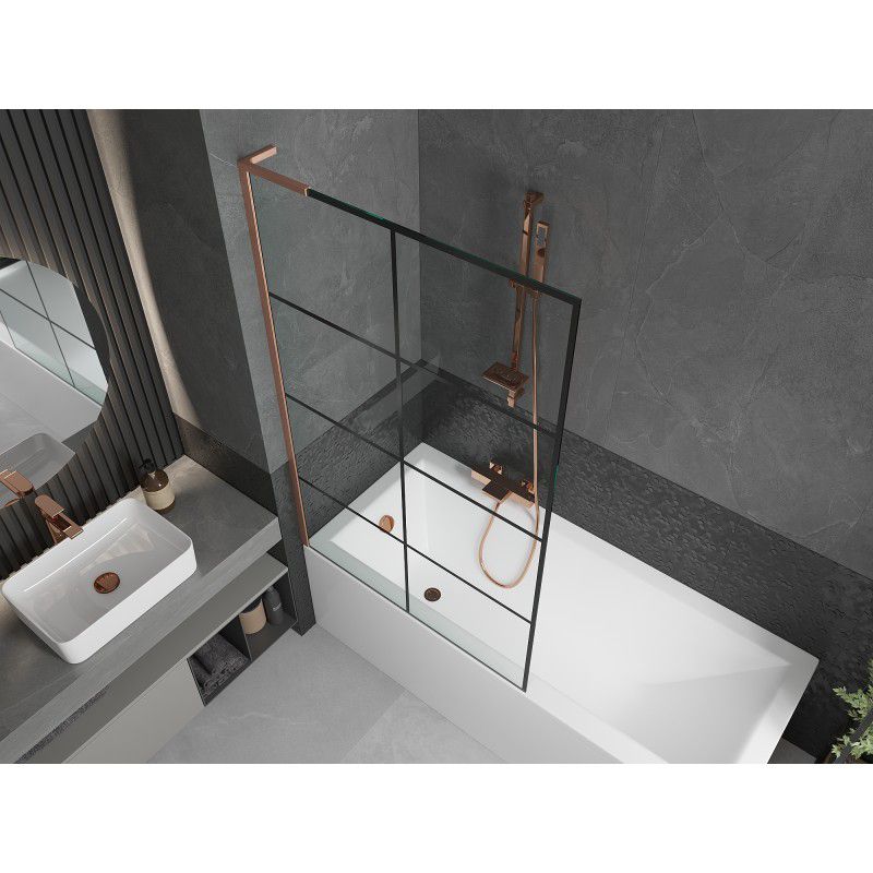 Parawan nawannowy Mexen Next L czarny wzór 100x150 cm  895-100-000-03-77-65 1 szt.