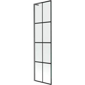Parawan nawannowy Mexen Next L czarny wzór 50x150 cm  895-050-000-03-77-661 szt.