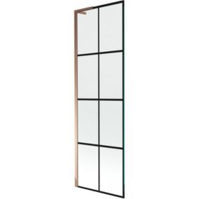 Parawan nawannowy Mexen Next L czarny wzór 60x150 cm  895-060-000-03-77-601 szt.