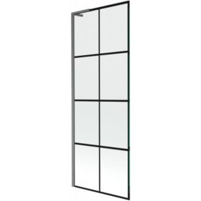 Parawan nawannowy Mexen Next L czarny wzór 70 x 150 cm  895-070-000-03-77-661 szt.