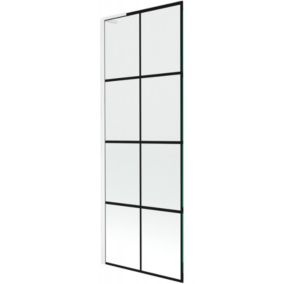 Parawan nawannowy Mexen Next L czarny wzór 70x150 cm 1 szt.