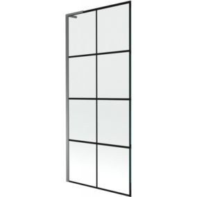Parawan nawannowy Mexen Next L czarny wzór 80x150 1 szt.