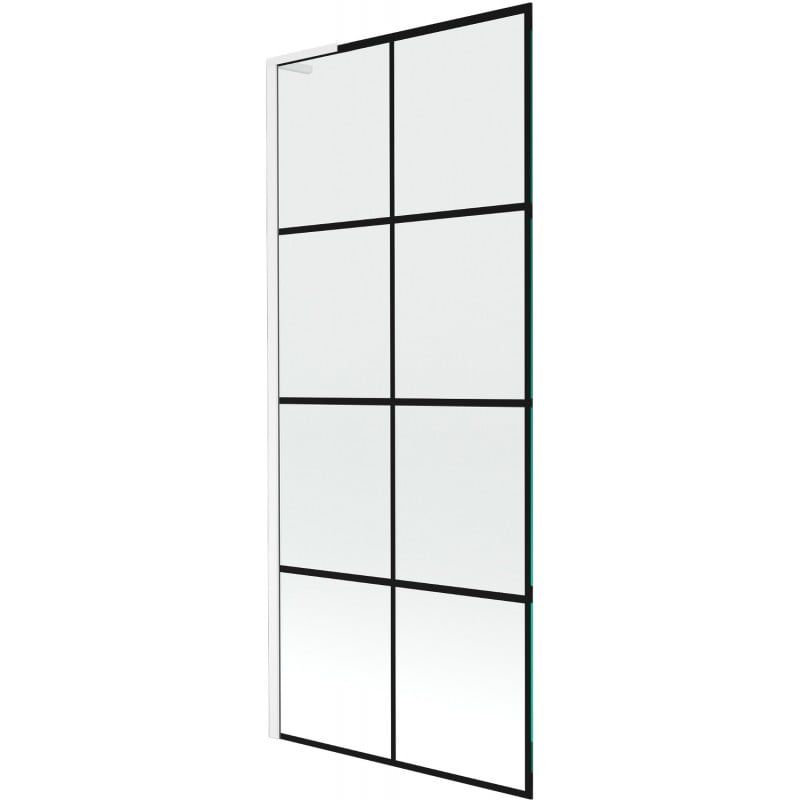 Parawan nawannowy Mexen Next L czarny wzór 80x150 cm 1 szt.