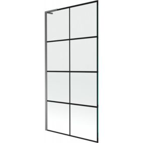 Parawan nawannowy Mexen Next L czarny wzór 90x150 cm  895-090-000-03-77-951 szt.