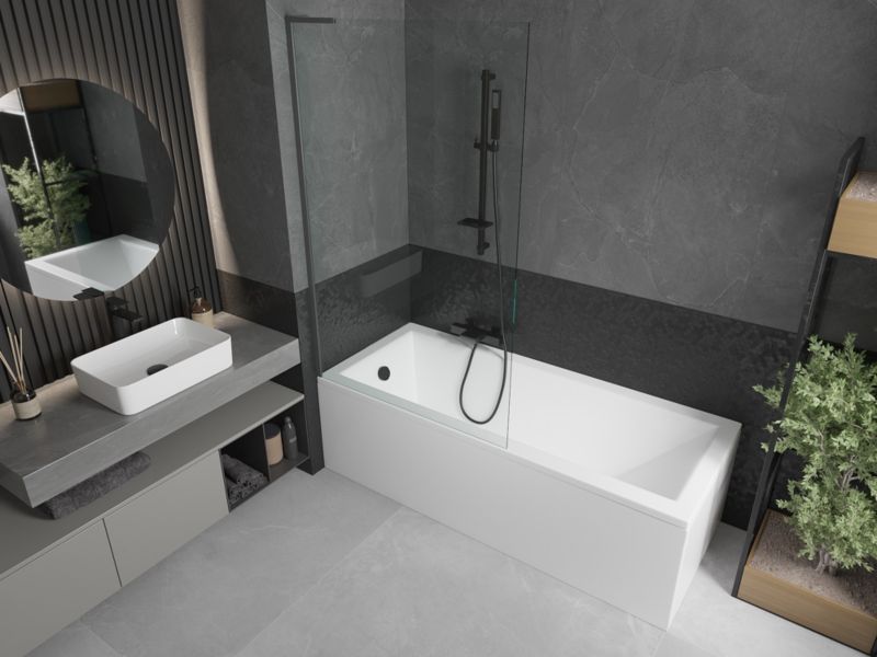 Parawan nawannowy Mexen Next L gun metal 100x150 1 szt.