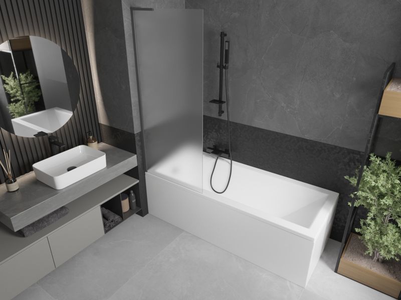 Parawan nawannowy Mexen Next L gun metal 70x150 cm 1 szt.