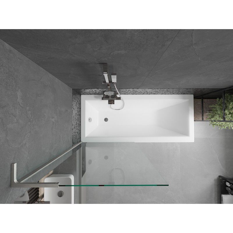 Parawan nawannowy Mexen Next L transparent 80x150 cm 1 szt.