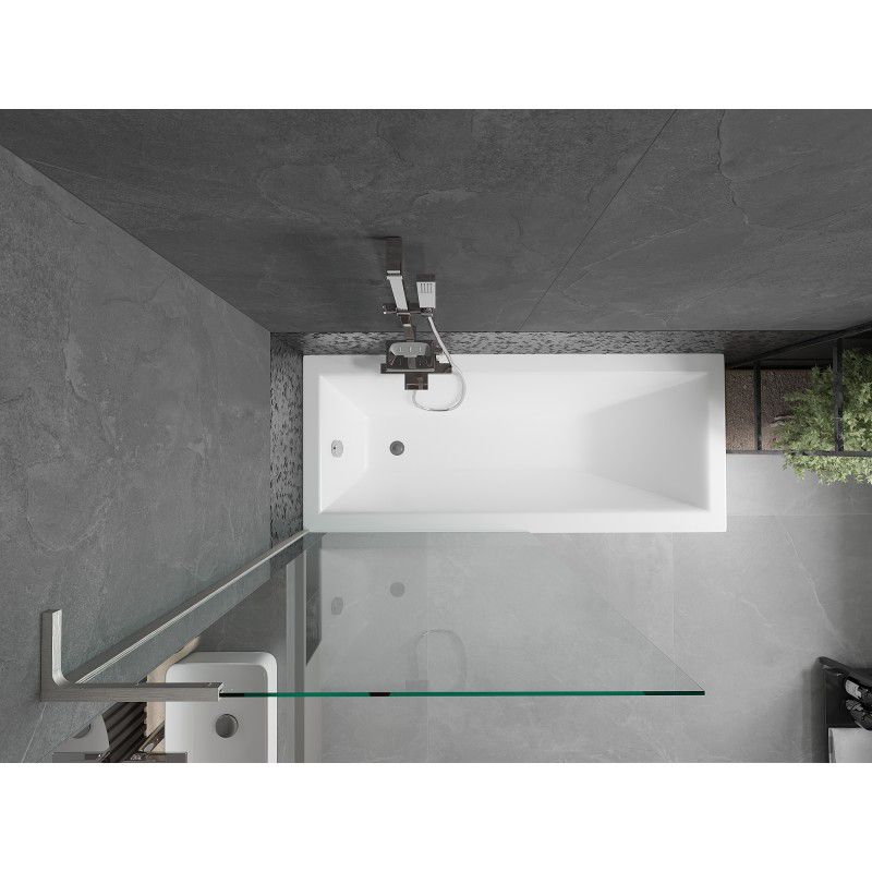Parawan nawannowy Mexen Next L transparentny 90x150 cm 1 szt.