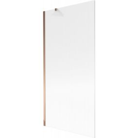 Parawan nawannowy Mexen Next prążki różowe złoto 90x150 cm 1 szt.