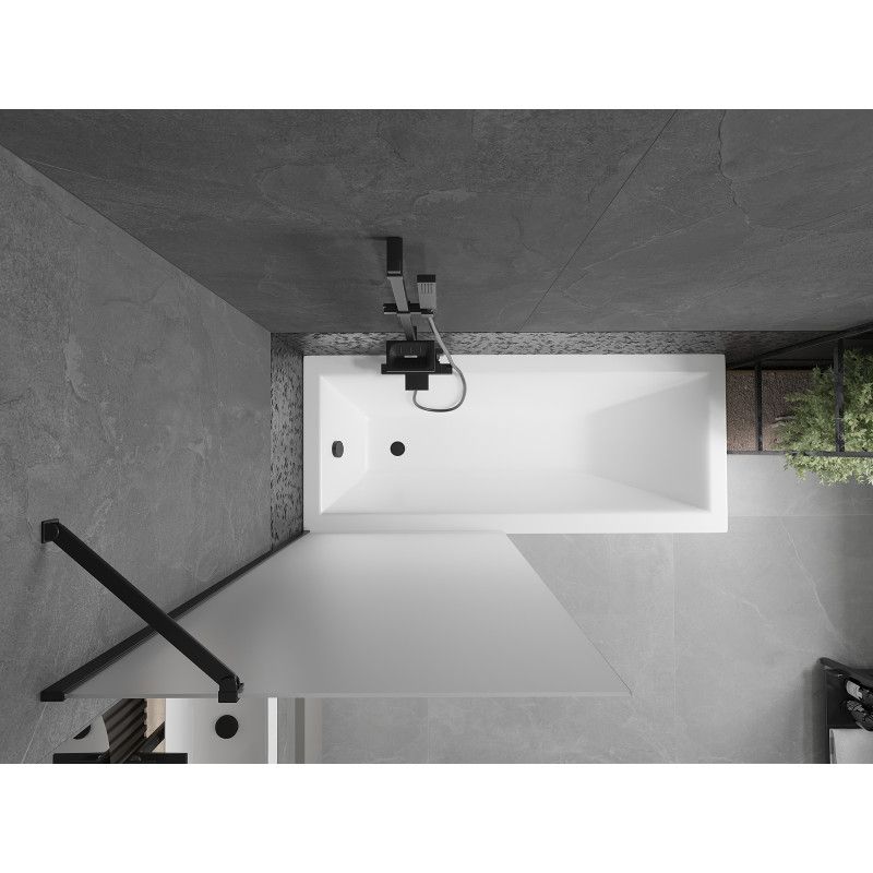 parawan nawannowy Mexen Next szron/czarny 80x150 cm 1 szt.