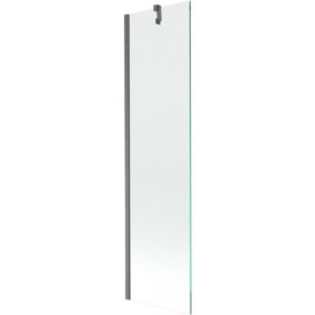Parawan nawannowy Mexen Next transparent gun gray 50x150 cm 1 szt.
