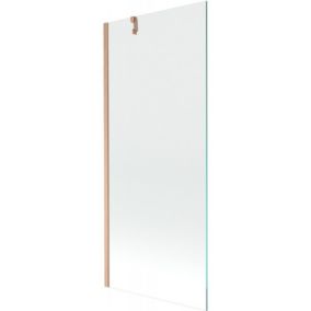 Parawan nawannowy Mexen Next transparent miedź szczotkowana 80x150 cm 1 szt.