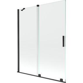 Parawan nawannowy Mexen Velar czarny 140x150 cm 1 szt.