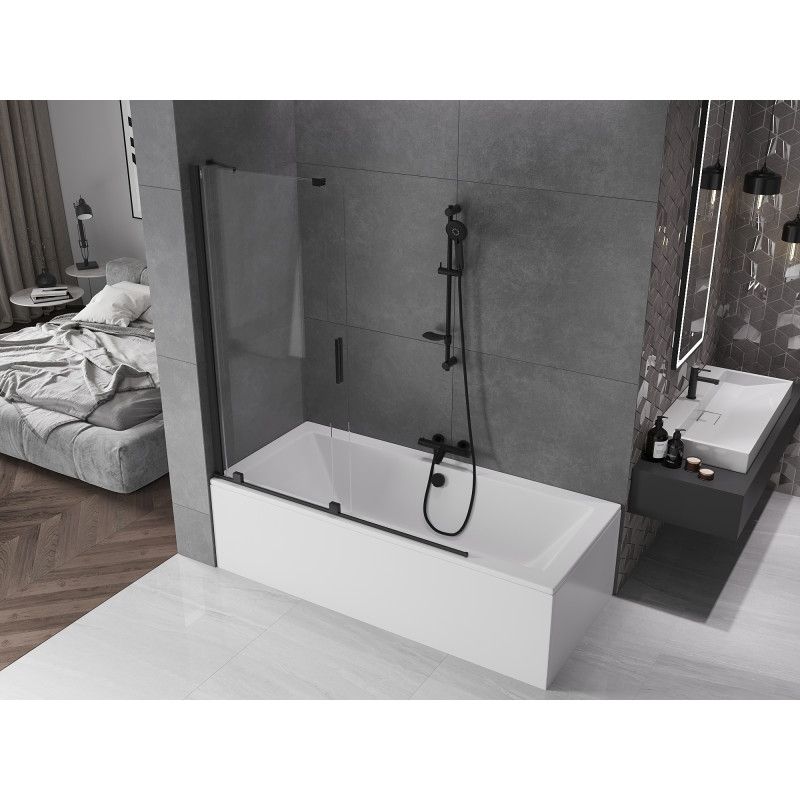 Parawan nawannowy Mexen Velar czarny 140x150 cm 1 szt.