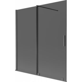 Parawan nawannowy Mexen Velar grafitowy 150 x 150 cm 2 szt.