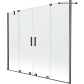 Parawan nawannowy Mexen Velar gun gray 180x150 cm 1 szt.