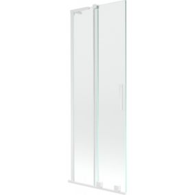 Parawan nawannowy Mexen Velar L biały transparent 70x150 cm 1 szt.