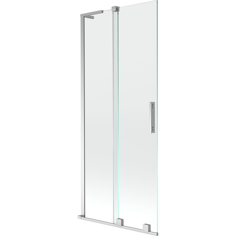 Parawan nawannowy Mexen Velar L chrom przezroczysty 80x150 cm 1 szt.