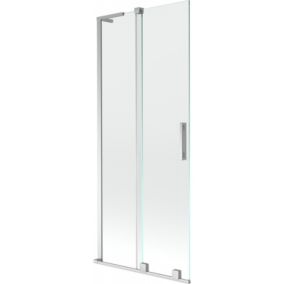 Parawan nawannowy Mexen Velar L chrom przezroczysty 80x150 cm 1 szt.
