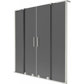 Parawan nawannowy Mexen Velar L grafit 160x150 cm 1 szt.
