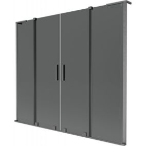 Parawan nawannowy Mexen Velar L grafit 170x150 cm 1 szt.