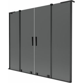 Parawan nawannowy Mexen Velar L grafit 200x150 cm 1 szt.