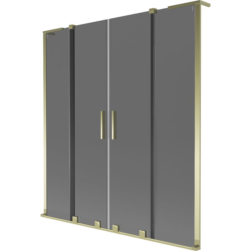 Parawan nawannowy Mexen Velar L grafit-złoty 150x150 cm 1 szt.