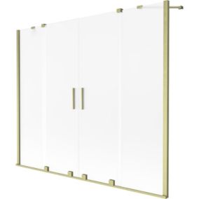 Parawan nawannowy Mexen Velar szron złoty 170x150 cm 1 szt.