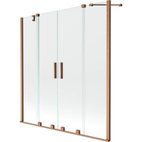 Parawan nawannowy Mexen Velar transparent 160x150 cm 1 szt.