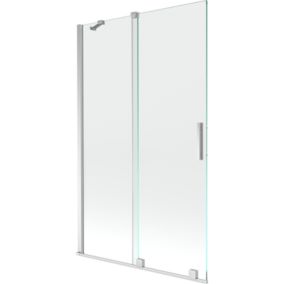 Parawan nawannowy Mexen Velar transparent chrom 110x150 2 szt.