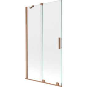 Parawan nawannowy Mexen Velar transparent miedź szczotkowana 100x150 1 szt.