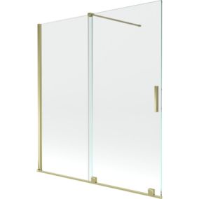Parawan nawannowy Mexen Velar transparent złoty 150 x 150 cm 1 szt.