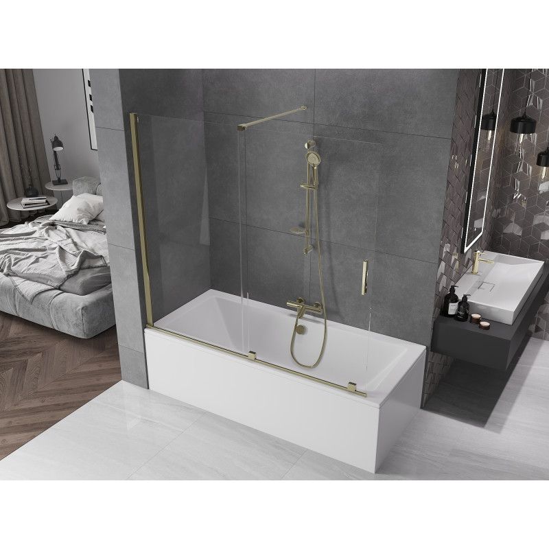 Parawan nawannowy Mexen Velar złoty 170x150 cm 1 szt.
