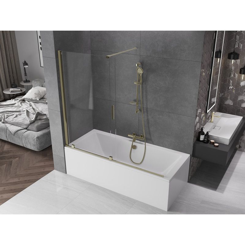 Parawan nawannowy Mexen Velar złoty 170x150 cm 1 szt.