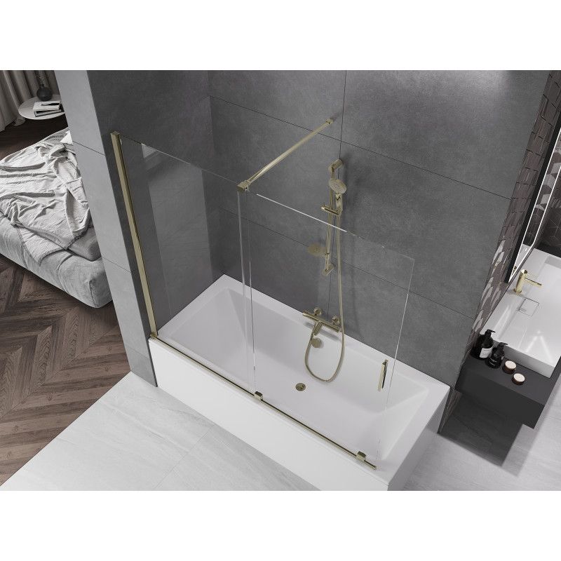 Parawan nawannowy Mexen Velar złoty 170x150 cm 1 szt.