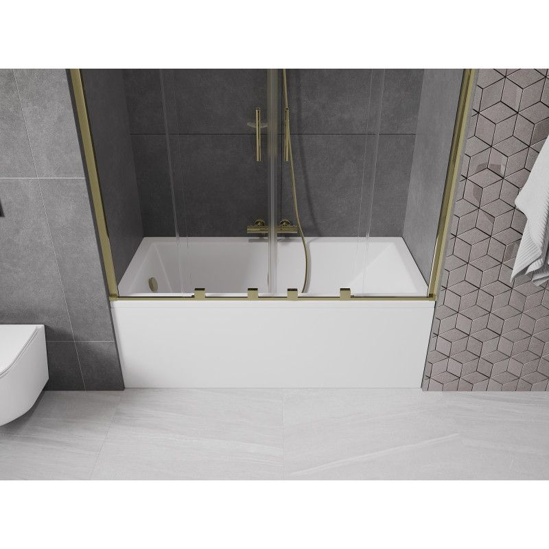 Parawan nawannowy Mexen Velar złoty transparent 160x150 cm 1 szt.