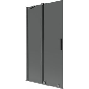 Parawan nawannowy przesuwany Mexen Velar grafit 100x150 cm 1 szt.