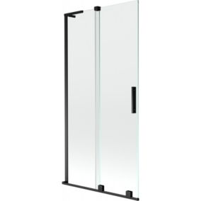 Parawan nawannowy przesuwany Mexen Velar L czarny 90x150 cm 1 szt.