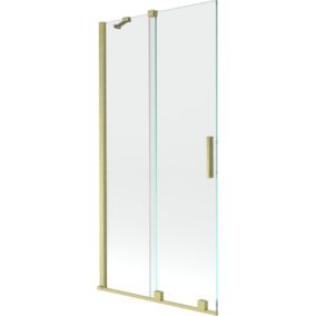Parawan nawannowy przesuwany Mexen Velar transparent złoty 90x150 cm 1 szt.