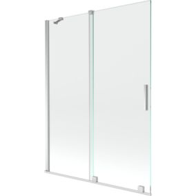 Parawan nawannowy przesuwany Mexen Velar transparentny 130x150 cm 1 szt.