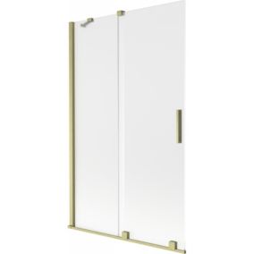 Parawan nawannowy przesuwany Mexen Velar złoty 110x150 cm 1 szt.