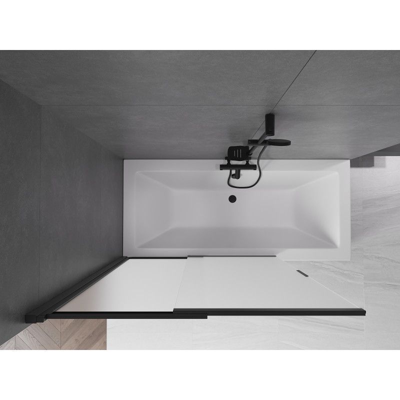 Parawan nawannowy przesuwny Mexen Fox czarny 120x150 1 szt.