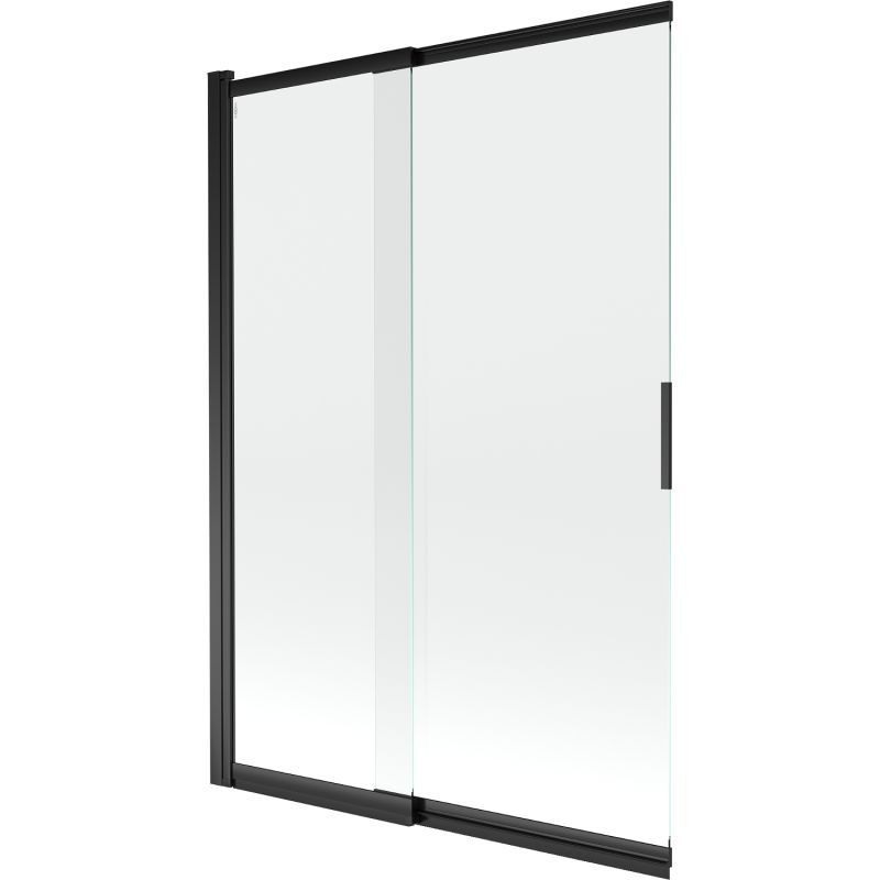 Parawan nawannowy przesuwny Mexen Fox czarny 120x150 cm 1 szt.
